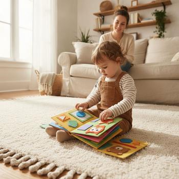 Filzbücher für Kleinkinder: so wächst Lernen mit