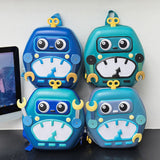 MiniBot – Cool & praktisch – Kinderrucksack mit Roboter-Motiv