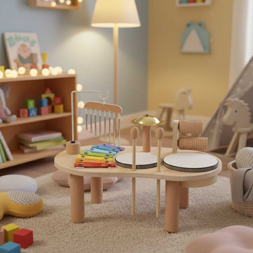 Baby Music Set™ - Musikalsk magi - Musiksæt i træ