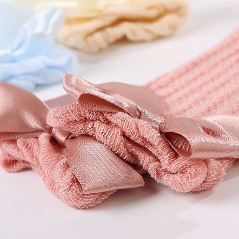 LittleCharm – Zart & stilvoll – Kniestrümpfe für Mädchen mit Schleife