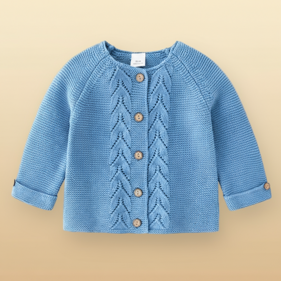 CozyCub – Komfortabel og moderigtig – strikket cardigan til børn
