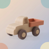 Montessori Silicone Toy Car – Sikker & bidvenlig – Bidelegetøj i form af et køretøj i silikone