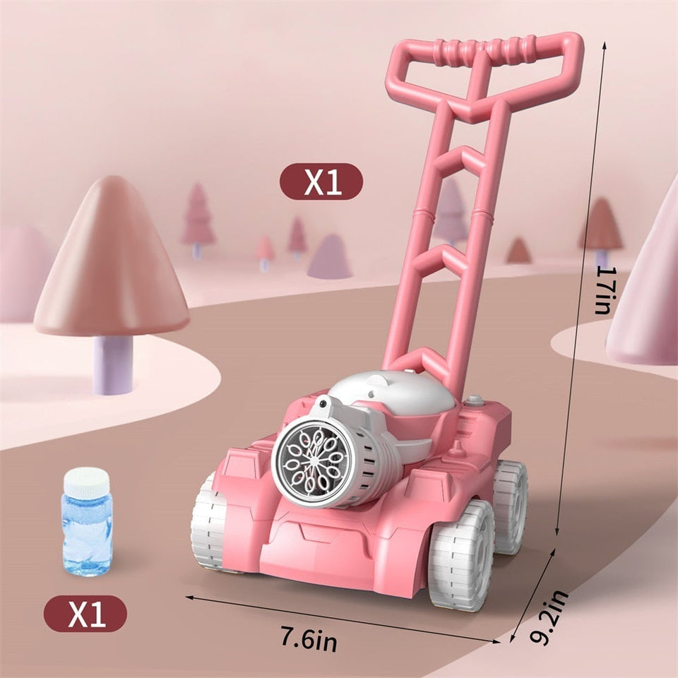 Bubble Mower™ - fortryllende boblesjov - legetøjsplæneklipper