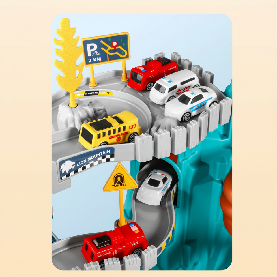 AutoWorld – Lernreich & interaktiv – Elektrisches Parkhaus-Spielset