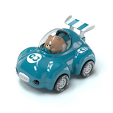 Push Car™ – Lysende racersjov – Legetøjsbil