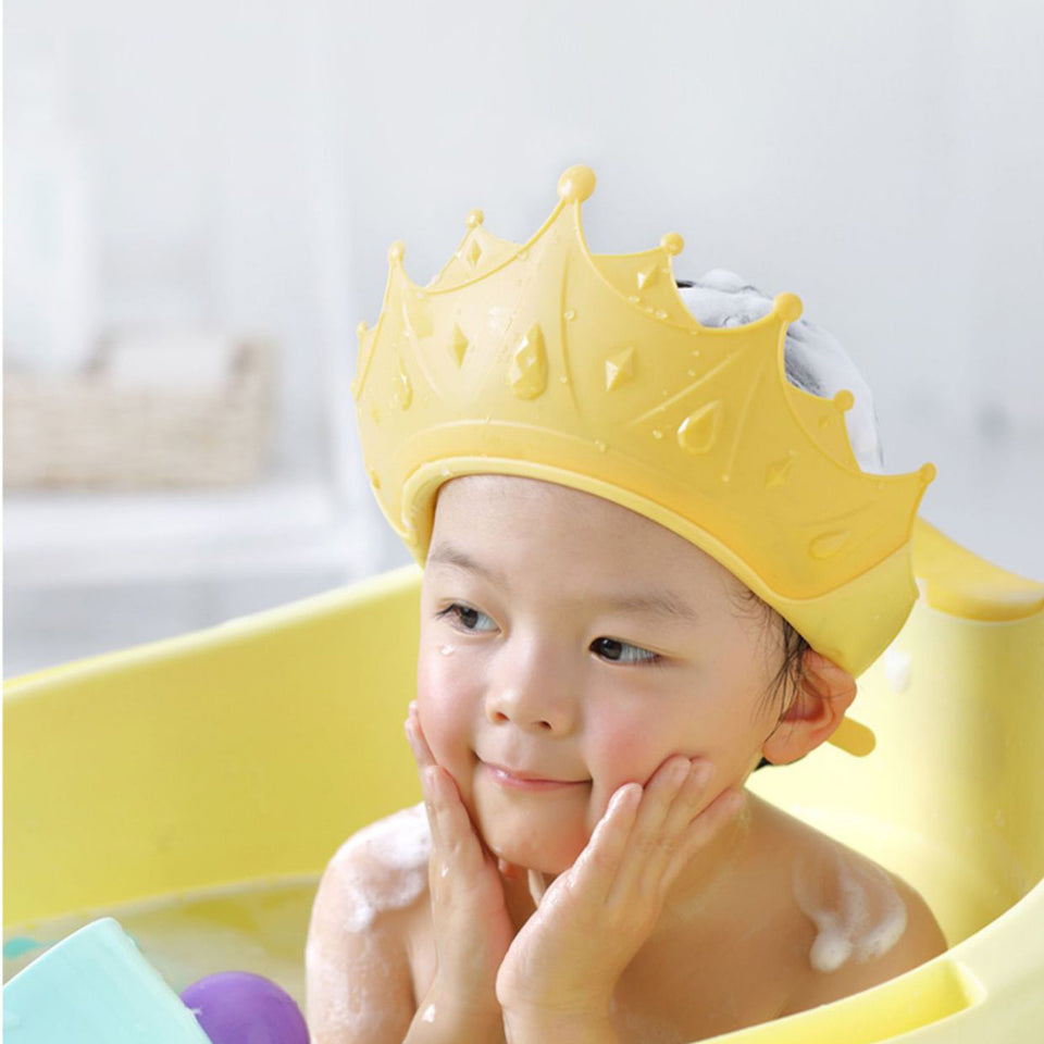 Shampoo Crown Cap™ - Keine Tränen mehr in der Badewanne - Badekappe