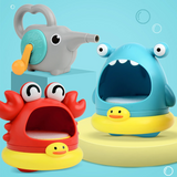 BubblePlay – Lernreich & unterhaltsam – Krabben-Seifenblasen-Badespielzeug