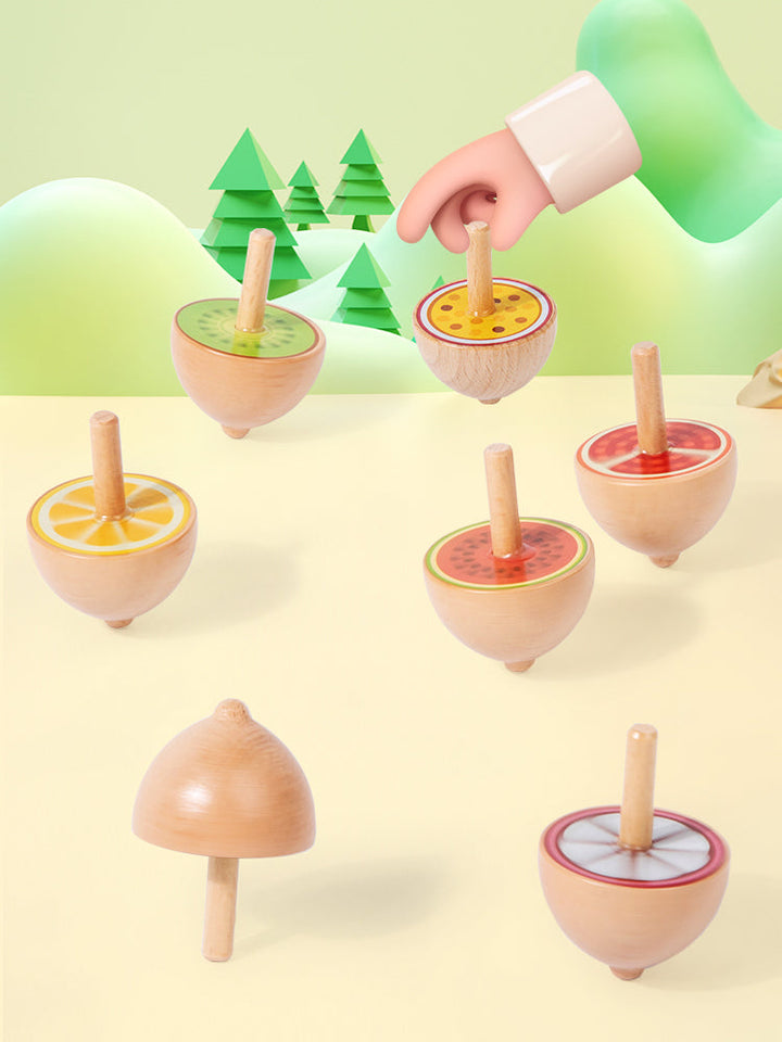 ColorSpin – Holz & Spielzeug – Holz-Fidget-Kreisel