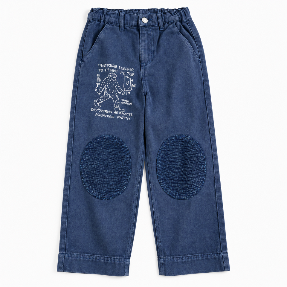 TrendStyle – Trendig & bequem – Kinderhose im Jogging-Denim-Stil