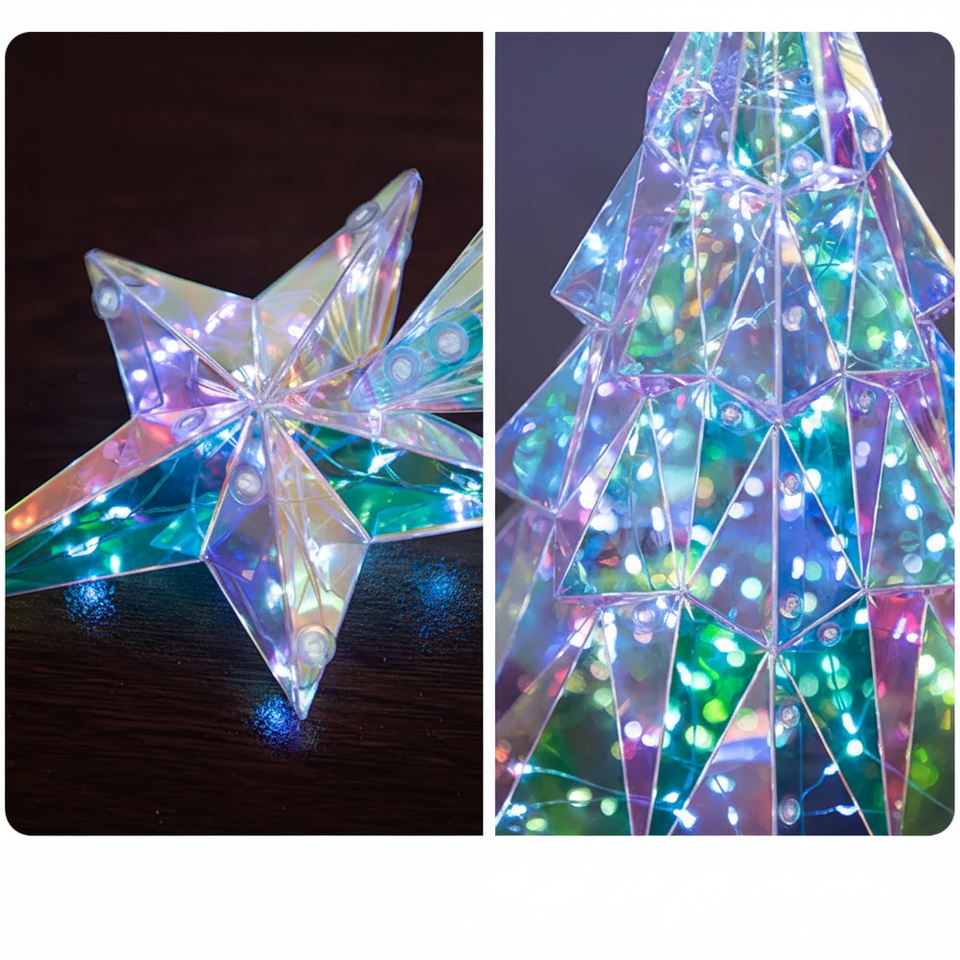 CrystalGlow – Festlich & stimmungsvoll – Dekorativer LED-Weihnachtsbaum