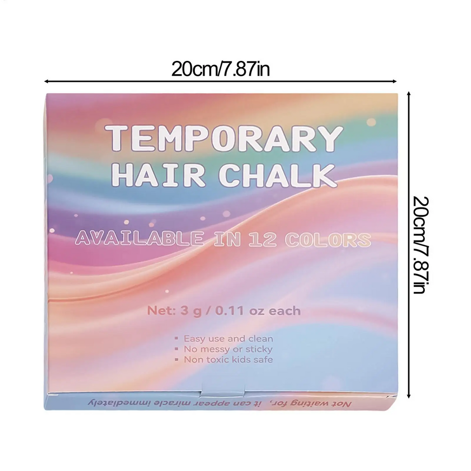 ColorPop - Haarfarbenkreide für Kinder – 12 Farben – Temporäre Haarfärbung