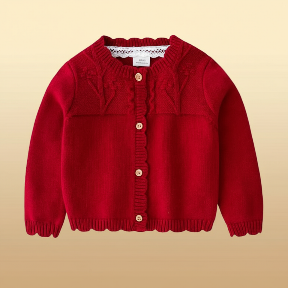 CozyCub – Komfortabel og moderigtig – strikket cardigan til børn