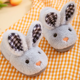 BunnyToes – Weich & warm – Plüsch-Hasenpantoffeln