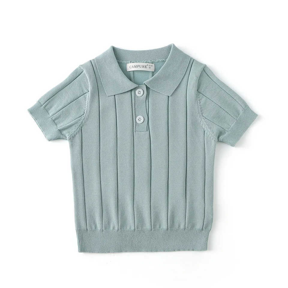 MiniLuxe – Elegant & bequem – Polohemd aus Strickstoff