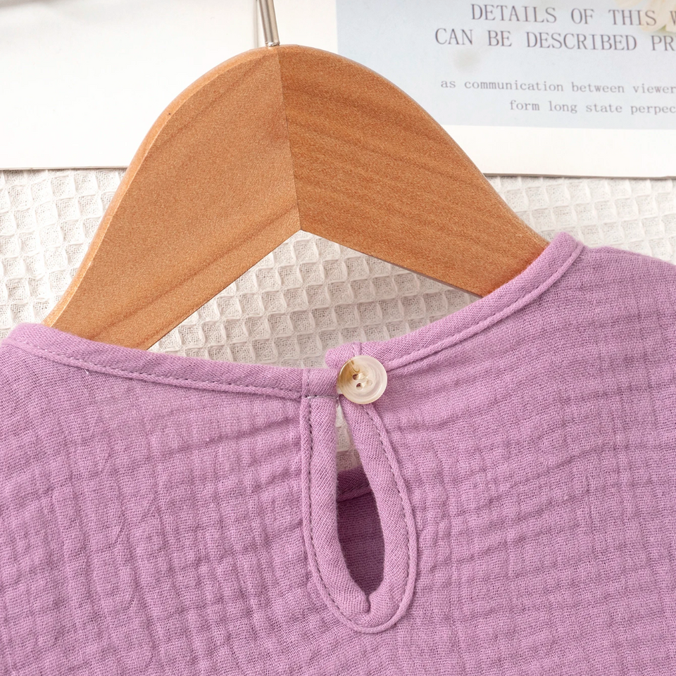 SoftCharm – Elegant & bequem – Mädchen-Set mit Rüschenoberteil und langer Hose