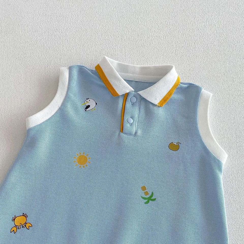 SunnyBaby – Bequem & niedlich – Polo-Strampler für Babys