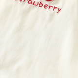 BerryBloom – Süß & bequem – Mädchenkleid mit Erdbeer- und Hasen-Aufnäher