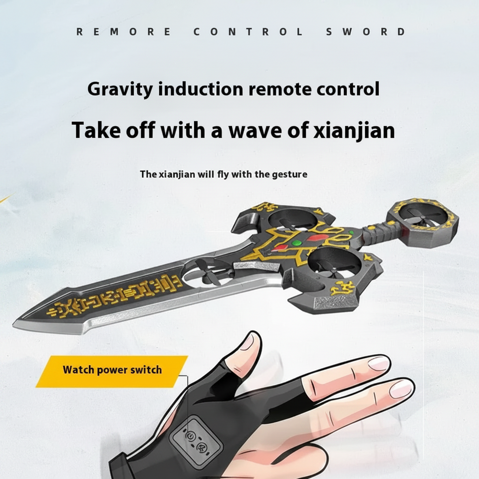 AirBlade – Verspielt & interaktiv – ferngesteuertes Flugspielzeug im Schwert-Design