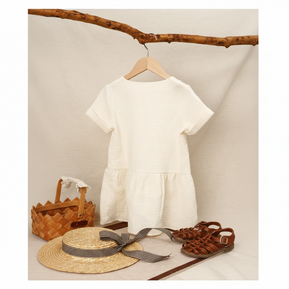 LunaDress – Elegant & luftig – Kinderkleid mit A-Linien-Schnitt