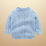 CozyCub – Bequem & Modisch – Gestrickter Kinder-Cardigan-Pullover
