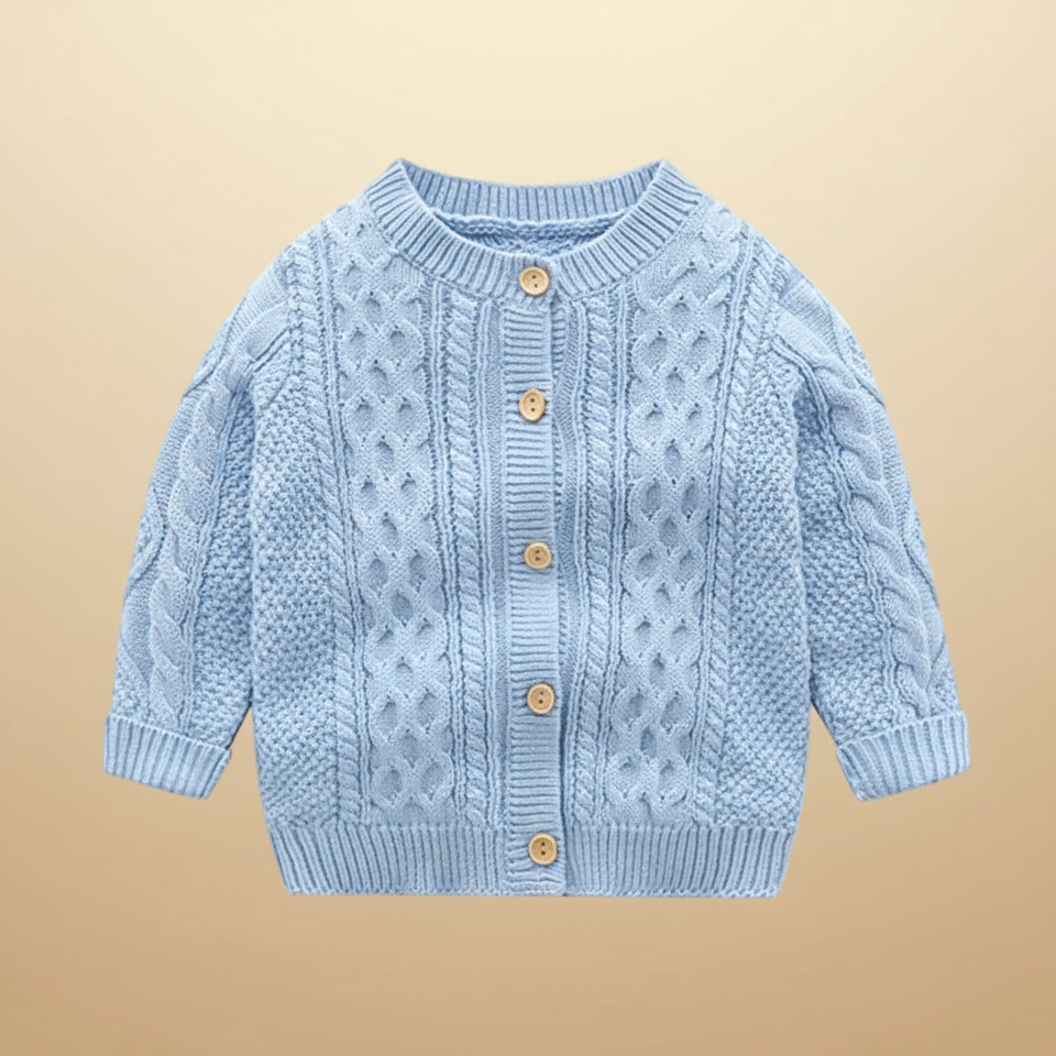 CozyCub – Komfortabel og moderigtig – strikket cardigan til børn