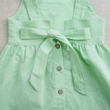 BloomGrace – Niedlich & bequem – Kinderkleid mit Schleife und verstellbaren Trägern