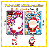 Christmas Stickerset™ - legende vintervidundere - klistermærkeark jul
