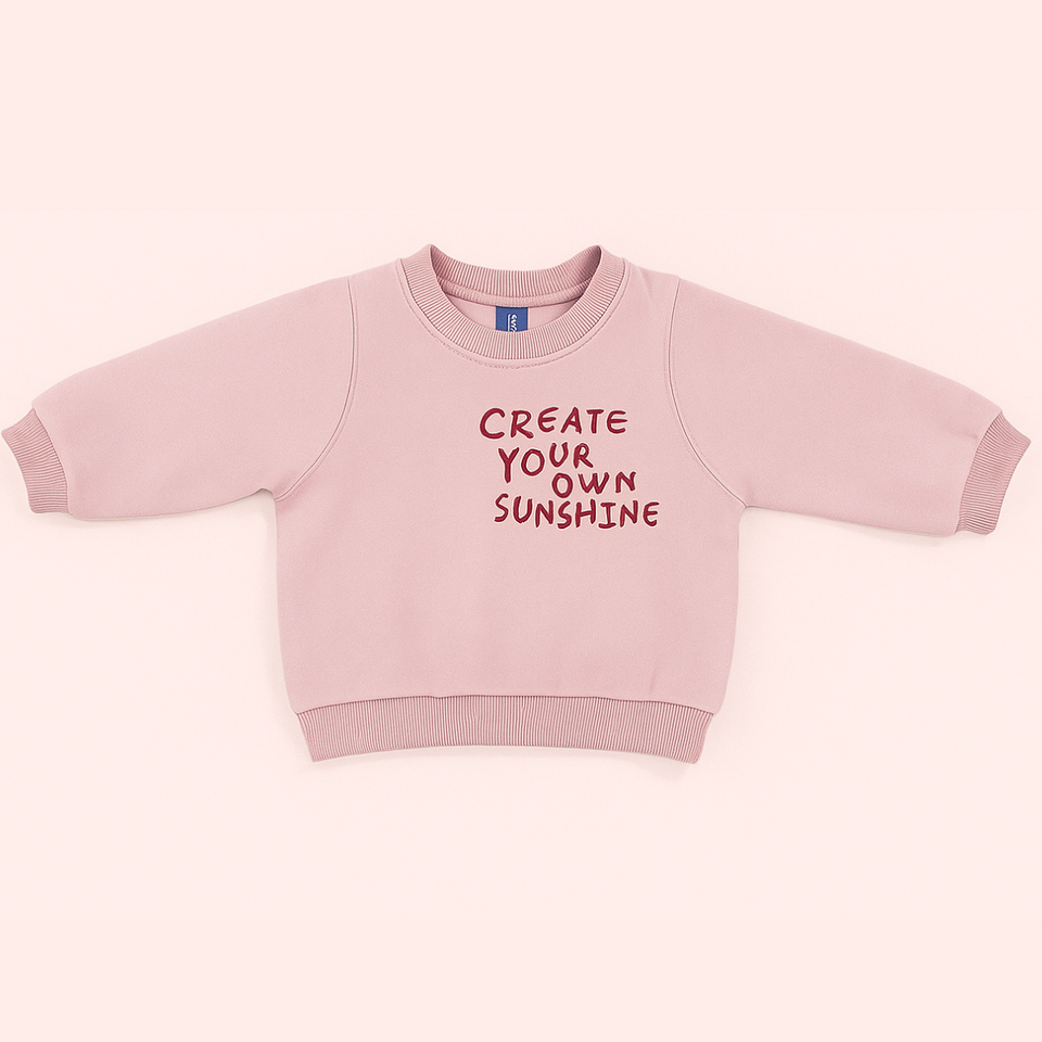 Mini Fashion™ - "Skab dit eget solskin" - Sweater