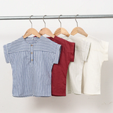 LittleClassic – Elegant & bequem – Leinenhemd für Jungen mit Knopfdetail