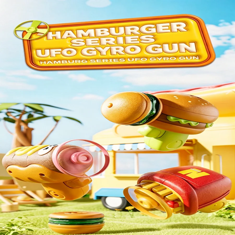 Flying Disk Toy – Kreativt & Bevægeligt – Gyro Gun