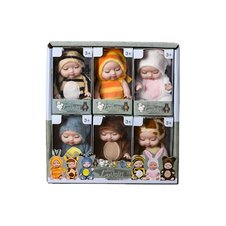 LittleDolly – Süß & Gemütlich – Babypuppe in einem fröhlichen Tierkostüm