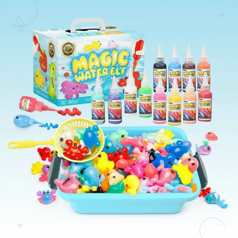 Magic Gel Water Beads – Kreativt & sansemæssigt – Legesæt til at forme vand