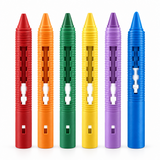 DoodleBath – Farbenfroh & verspielt – 6-teiliges Badekreide-Set
