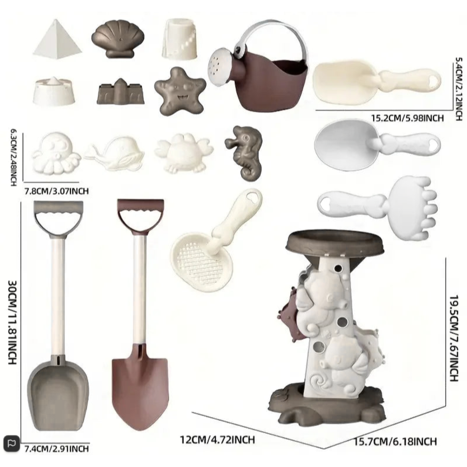 Beach Set™ - Förderung von Kreativität und Geschicklichkeit - Strandspaß-Set für Kinder