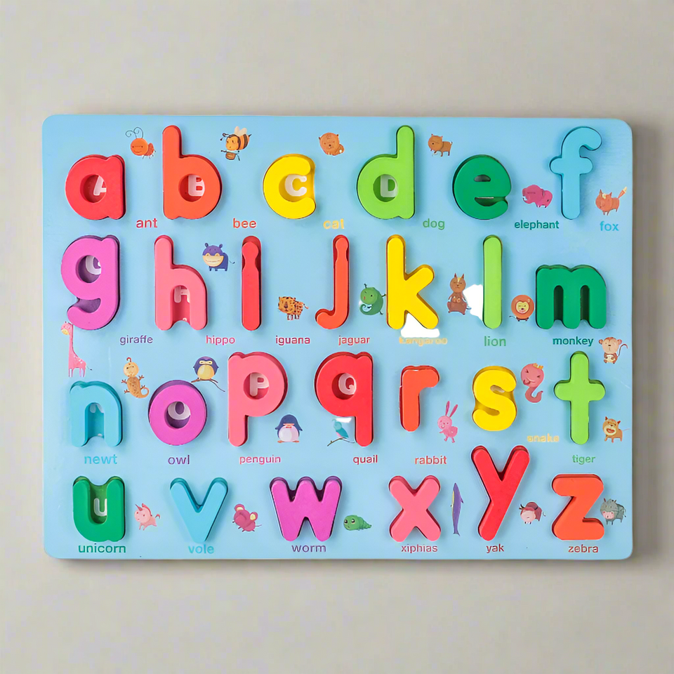 SmartBoard – Farbenfroh & lehrreich – Montessori Zahlen- und Buchstaben-Lernpuzzle