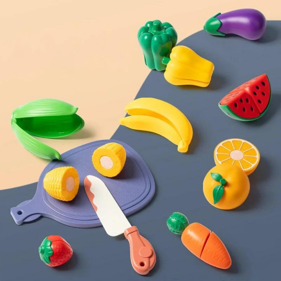 Fruitigo – Lære & lege – Montessori frugtsnitsæt
