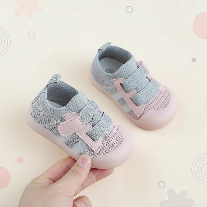 TinyRunner – Sporty og åndbar - babysko i mesh med blød sål