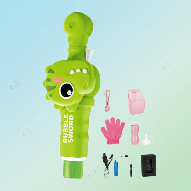 Electric Bubble Maker – genopladelig og med lys til børn