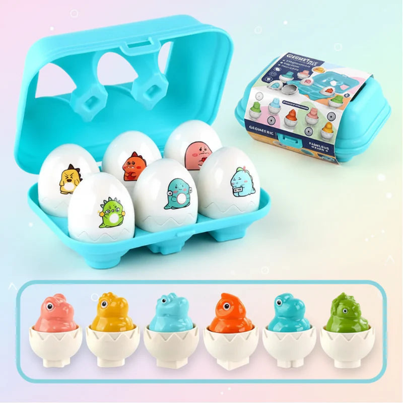 Montessori 3D Eggs Puzzle – Eine schöne Idee für Ostern – Eier-Sortierspiel