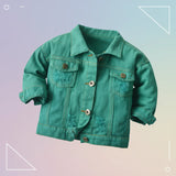 Candy Color Jeansjacke – Leichte Jeansjacke für Kinder
