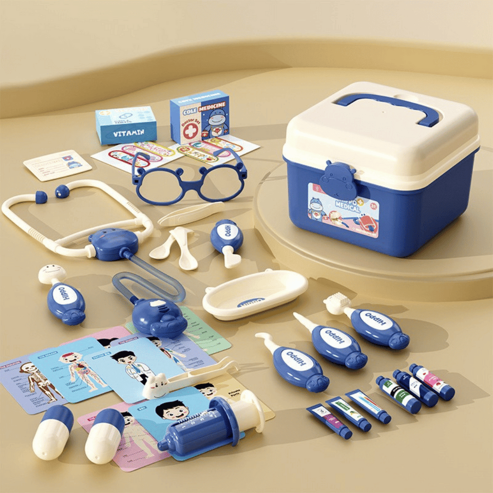 Hippo Doctors Set™ - Små læger i aktion - Flodheste-lægesæt