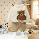 Mini Fashion™ - Warm & Weich – Zweiteiliges Kinderbekleidungsset