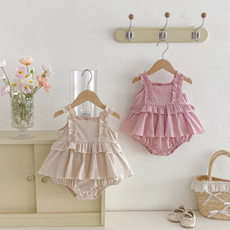 TinyBloom – Süß & weich – Kleid für Babys und Kleinkinder mit Rüschen