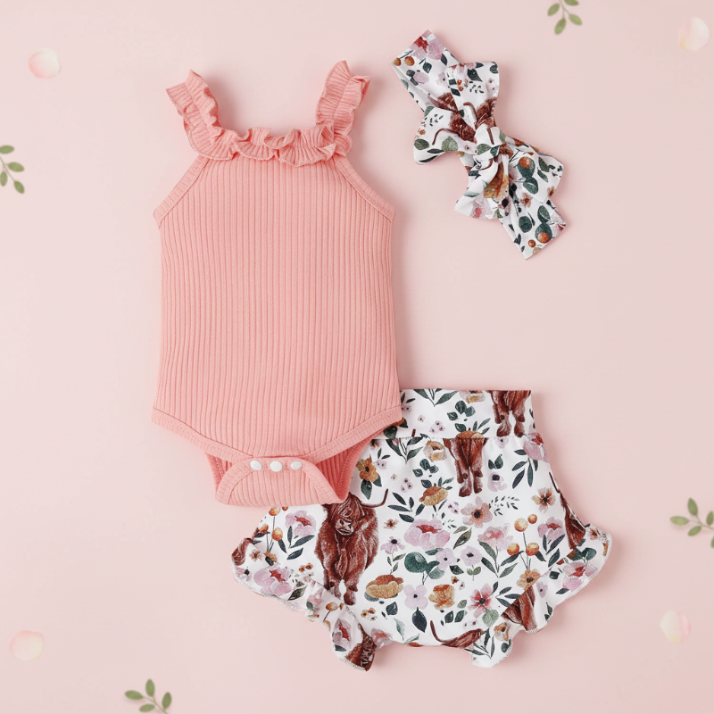 Baby Girl Summer Outfit – Süß & luftig – Baby-Kleidungsset