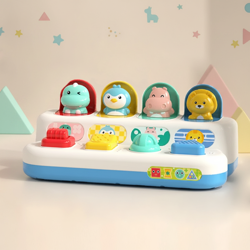 Pop Up Activity Toy – Entdecken & Lernen – Sensorisches Babyspielzeug