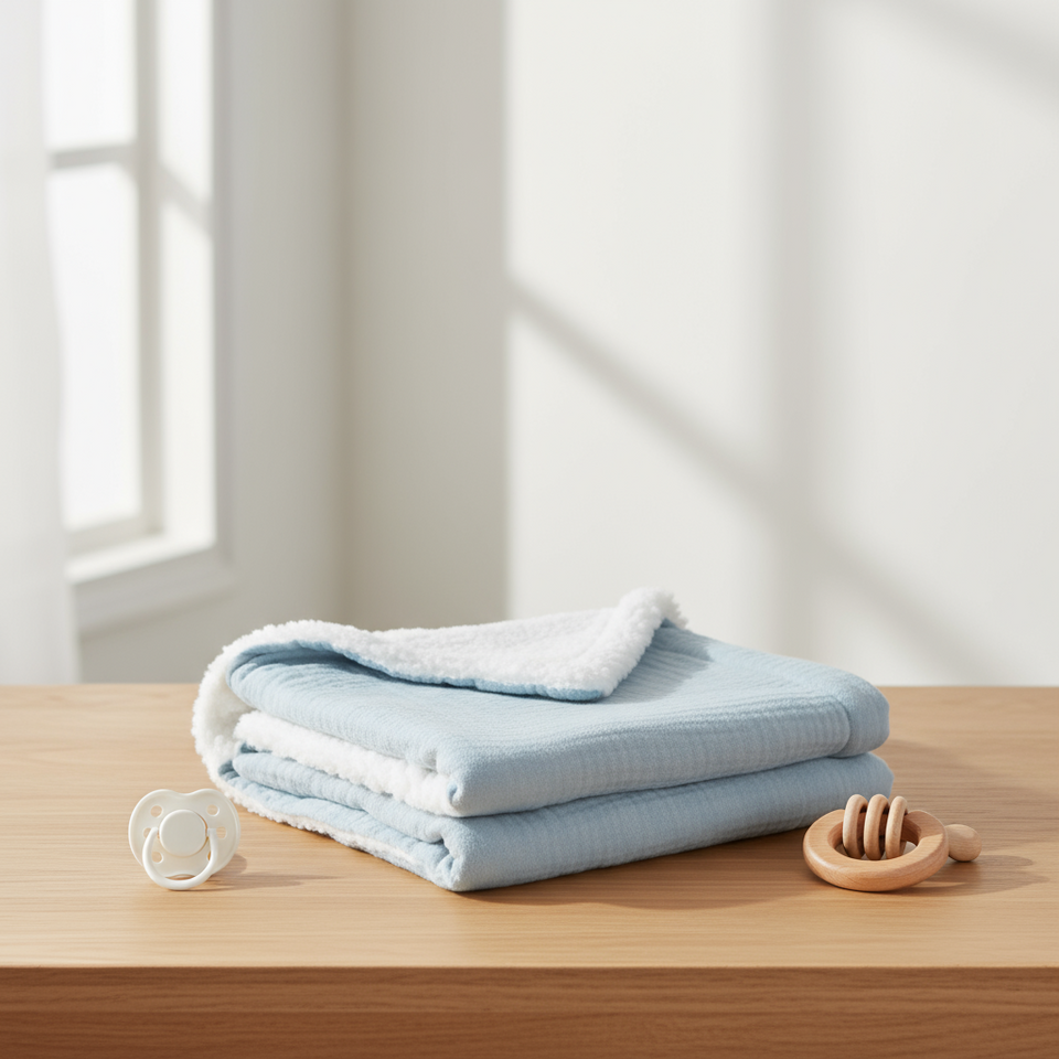 SnuggleBear – Premium Dicke & Weiche Babydecke