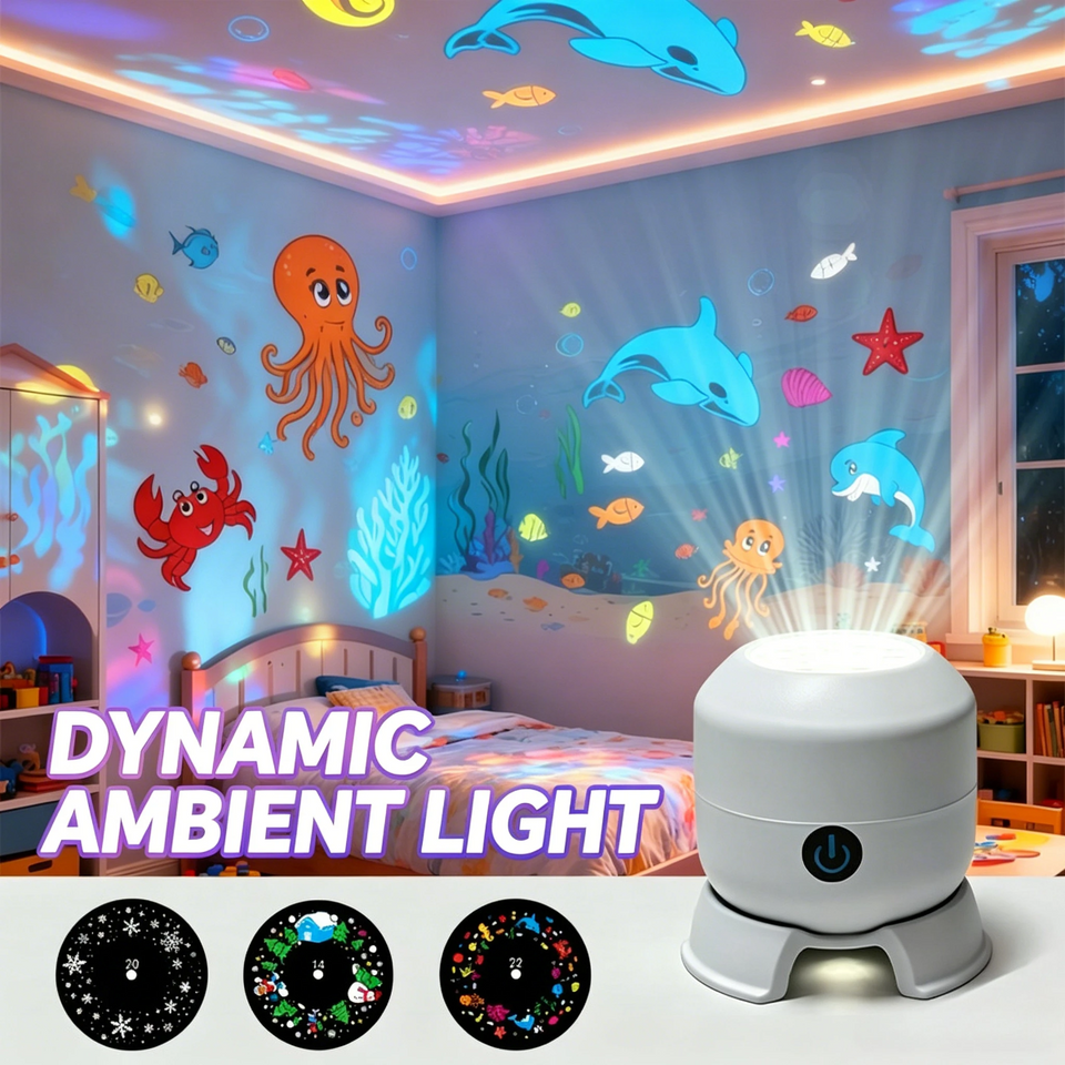 SeaDream – Spielerisch & lehrreich – 360° drehbares LED-Nachtlicht