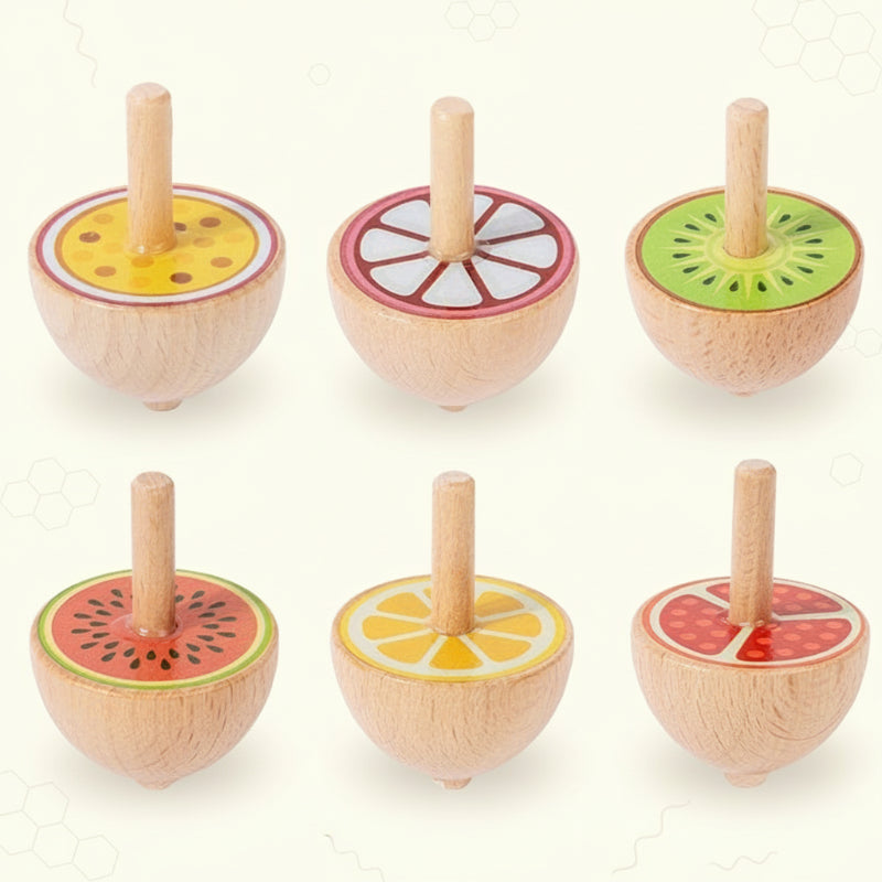 ColorSpin – Holz & Spielzeug – Holz-Fidget-Kreisel