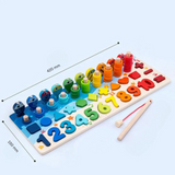 Woods™ | Entwicklung von Fähigkeiten - Montessori-Spielbrett aus Holz
