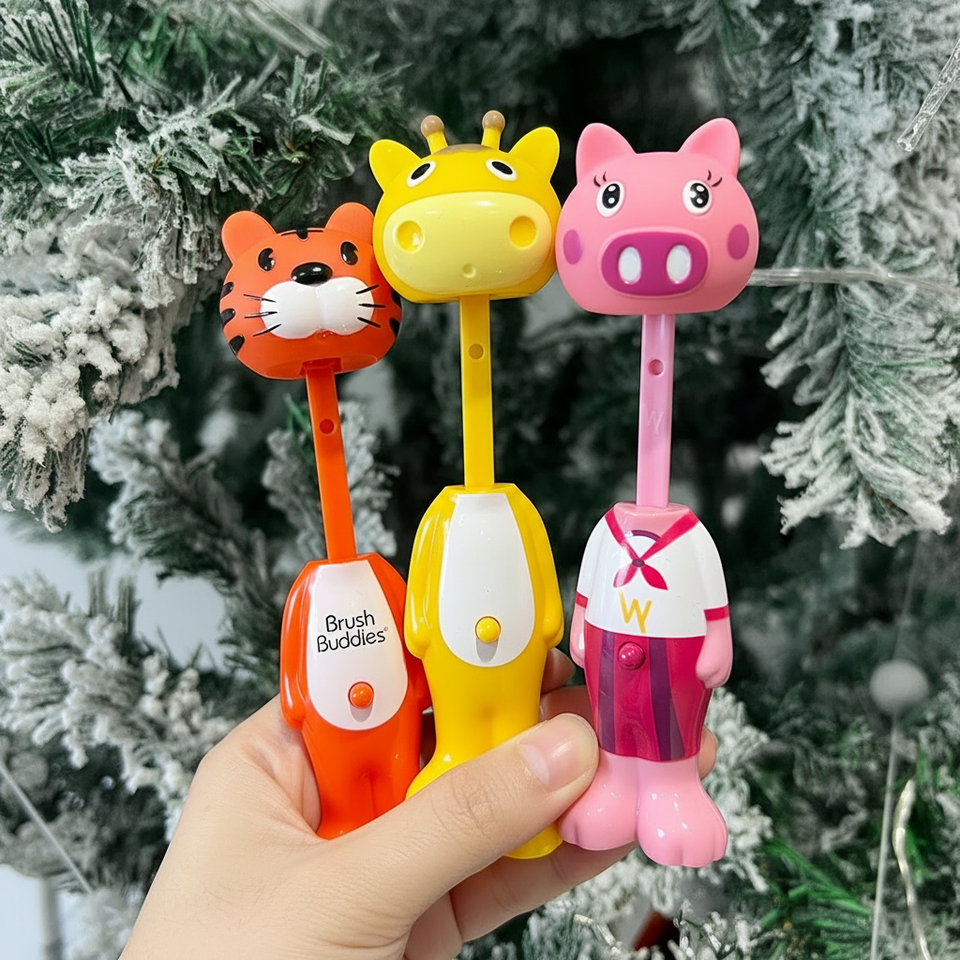 TinyTeeth – Verspielt & niedlich – Kinderzahnbürste in Tierform